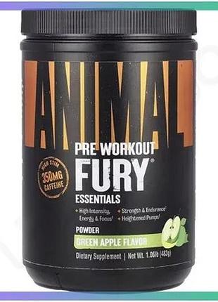Предтренировочный комплекс universal nutrition animal fury 30 порций 507 г зеленое яблоко для энергии sku_fitsh_cn2609-2