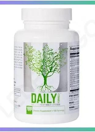 Витамины и минералы universal nutrition daily formula 100 таблеток для поддержания здоровья и иммуните sku_fitsh_cn822