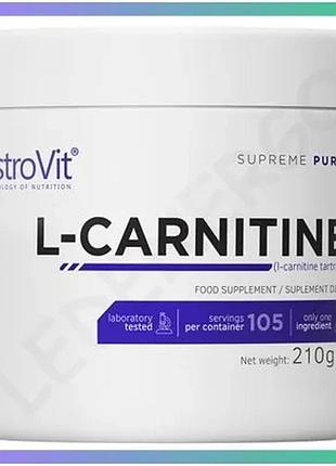 Жиросжигатель ostrovit l-carnitine 210 грамм порошок для снижения веса и повышения энергии для мужчин sku_fitsh_cn1954