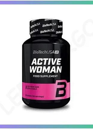 Вітаміни та мінерали biotech active woman 60 таблеток для жінок для імунної системи та метаболізму sku_fitsh_cn1820