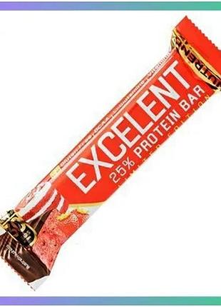 Протеиновый батончик nutrend excelent protein bar 85 г клубничный чизкейк перекус для спортсменов энер sku_fitsh_cn2218-20