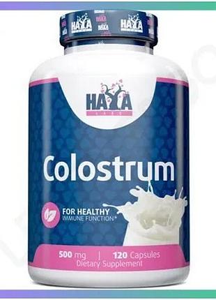 Натуральная добавка haya labs colostrum 500 мг 120 капсул для иммунной системы и набора мышечной массы sku_fitsh_cn12151