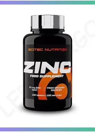 Вітаміни та мінерали scitec nutrition цинк 100 таблеток для підтримки імунної системи та репродуктивно sku_fitsh_cn1260