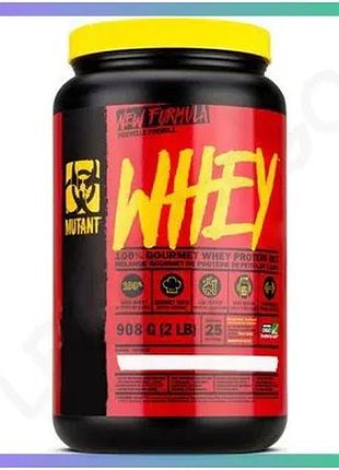 Протеїн mutant whey 908 грам ваніль білкова добавка для набору м'язової маси та відновлення енергії sku_fitsh_cn1774-1
