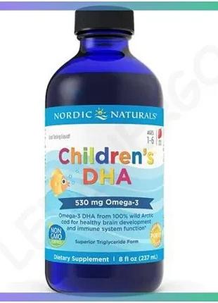 Жирные кислоты nordic naturals children's dha 530 мг 119 мл со вкусом клубники для детей поддержка имм sku_fitsh_cn6889-2