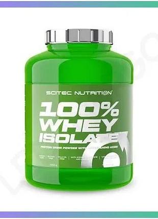 Сивороточный изолят scitec nutrition 100% whey isolate 1.8 кг белый шоколад-клубника протеин для мышеч sku_fitsh_cn17403-9