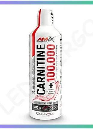 Жироспалювач amix carnitine 100000 1 л апельсин l-карнітин для зниження ваги енергії та бадьорості sku_fitsh_cn9191-1