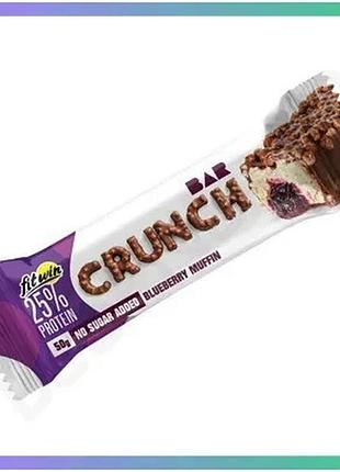 Протеиновый батончик fitwin crunch bar 25% 50 г черничный кекс для активных людей перекус sku_fitsh_cn15978-5