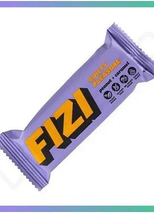 Батончик fizi guilty pleasure арахис карамель 45 г без добавленного сахара растительный перекус sku_fitsh_cn12380