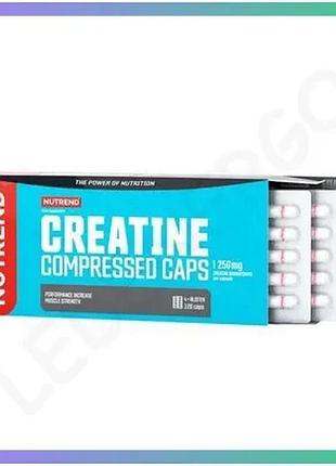 Креатин моногидрат nutrend creatine compressed caps 120 капсул для роста мышц и восстановления энергии sku_fitsh_cn16340
