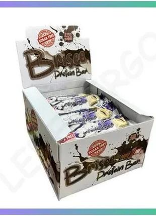 Батончики power pro brisee protein bar 25% без цукру 20*55 г смородина перекус для дорослих і спортсме sku_fitsh_cn12844-9