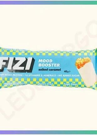 Батончик fizi mood booster 40 г соленая карамель шоколадный перекус для поднятия настроения sku_fitsh_cn16707-2