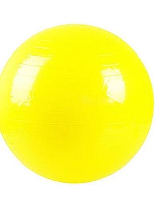 М'яч для фітнесу (фітбол) bt-sfb-0004(yellow) розмір 65 см