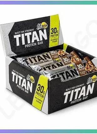 Протеиновый батончик fitwin titan bar 85 г карамельный попкорн без сахара для перекуса sku_fitsh_cn20544-2