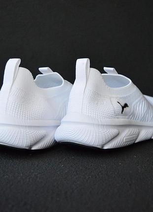 Puma white мокасини білі 3