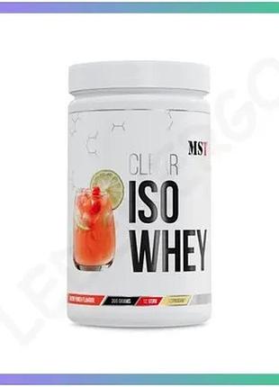 Протеїн mst nutrition clear iso whey 300 грам вишневий пунш сироватковий ізолят для відновлення м'язів sku_fitsh_cn15147-7