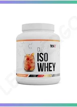 Протеїн mst nutrition clear iso whey 500 грам персиковий чай ізолят сироваткового білка для відновленн sku_fitsh_cn15148-1