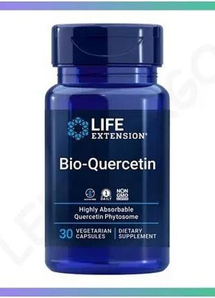 Био-кверцетин life extension 30 вегакапсул для поддержки сердечно-сосудистой системы и иммунитета sku_fitsh_cn14105