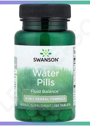 Трав’яна формула swanson water pills 120 таблеток для очищення організму зниження ваги рослинна добавк sku_fitsh_cn20211-1