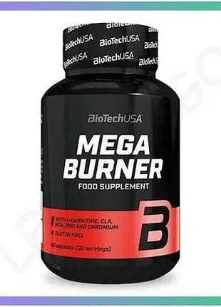 Жиросжигатель biotech mega burner 90 капсул без кофеина для снижения веса комплексный жироспаливатель sku_fitsh_cn12906