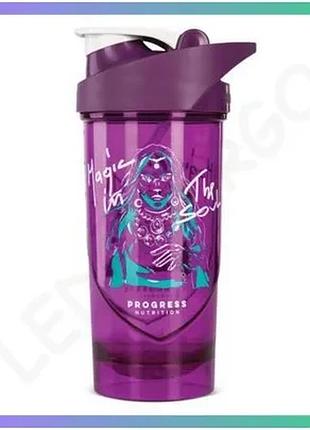 Шейкер progress nutrition witch magic in the soul 700 мл фиолетовый для протеиновых коктейлей sku_fitsh_cn15703
