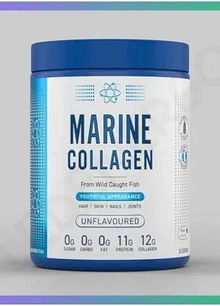Препарат для суставов и связок applied nutrition marine collagen 300 грамм натуральный для кожи и суст sku_fitsh_cn15757-1