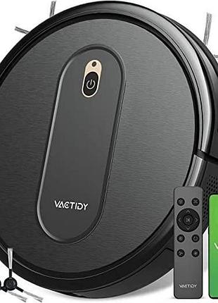 Робот-пылесос vactidy t6 мощностью 2800 па время работы до 120 минут