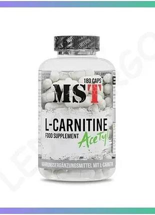 Жиросжигатель mst nutrition l-carnitine acetyl 90 капсул l-карнитин для снижения веса и энергии sku_fitsh_cn17237