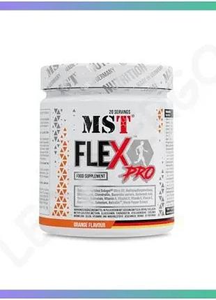 Хондропротектор mst nutrition flex pro 300 г апельсин для суставов и связок поддержка опорно-двигатель sku_fitsh_cn16718-1