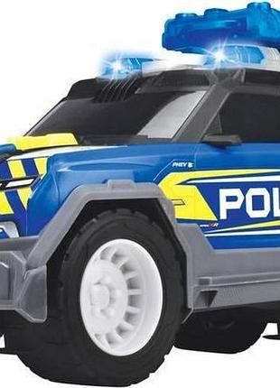 Дитячв поліцейська машинкаdickie toys поліція з функцією стрільби дисками зі звуковим та світловим ефектом 30 см