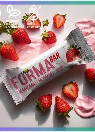 Протеиновый батончик fitwin forma bar 60 г клубничный йогурт без сахара для спортсменов и активных люд sku_fitsh_cn14865-1