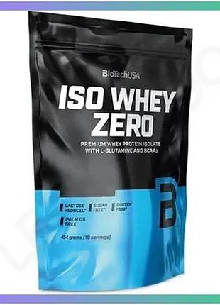 Сывороточный изолят biotech iso whey zero 454 грамма белый шоколад для набора мышечной массы и восстан sku_fitsh_cn20400-16