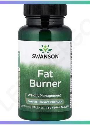 Жиросжигающий комплекс swanson fat burner 60 таблеток для снижения веса и ускорения метаболизма sku_fitsh_cn20587-1