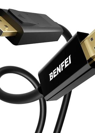 Кабель benfei displayport-hdmi 4k 1.8 м, однонаправленный, позолоченный, для lenovo, hp, asus, dell и других