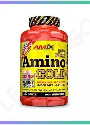 Аминокислота amix amino whey gold 180 таблеток для набора мышечной массы и восстановления энергии sku_fitsh_cn9128