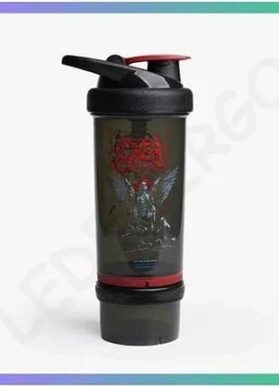 Шейкер smart shake revive rockband 750 мл черный для протеиновых коктейлей и фруктовой воды sku_fitsh_cn10643