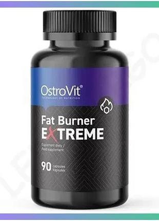 Жироспалювач ostrovit fat burner extreme 90 капсул для зниження ваги підвищення витривалості енергетик sku_fitsh_cn3288