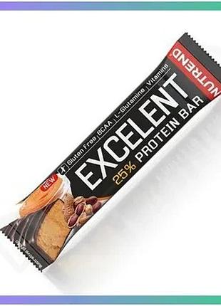 Протеиновый батончик nutrend excelent protein bar 85 г арахисовая паста в молочном шоколаде перекус дл sku_fitsh_cn2218-12