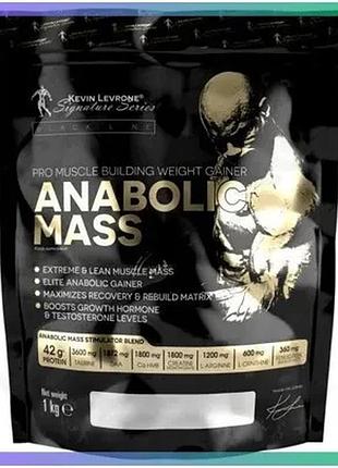 Гейнер kevin levrone anabolic mass 1 кг клубника высокобелковая добавка для набора массы спортивное пи sku_fitsh_cn16936-6