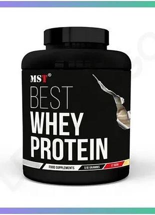 Сироватковий протеїн mst nutrition best whey protein 510г ванільне морозиво для набору м'язової маси т sku_fitsh_cn14280-2