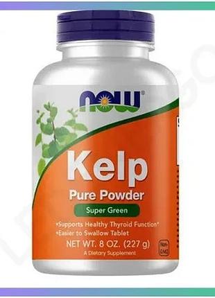 Вітаміни та мінерали now kelp powder 227 грамів натуральний йод для загального оздоровлення організму sku_fitsh_cn4492