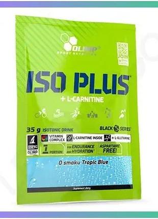 Изотоник olimp sport nutrition iso plus 35 грамм тропический порошок для спортивных тренировок sku_fitsh_cn5901-2