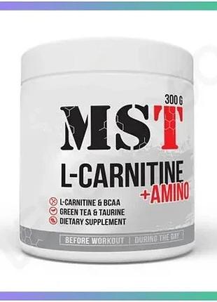 Жиросжигатель mst nutrition l-carnitine amino 300 г лимончелло для похудения и энергии спортивная доба sku_fitsh_cn4357-3