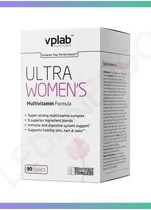 Витамины и минералы vplab ultra women's multivitamin 90 каплет для женщин поддержка иммунной системы sku_fitsh_cn1429