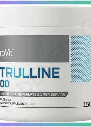 Цитруллин малат ostrovit citrulline 4400 150 капсул амінокислотна добавка для спортсменів без кофеїну sku_fitsh_cn20091-1
