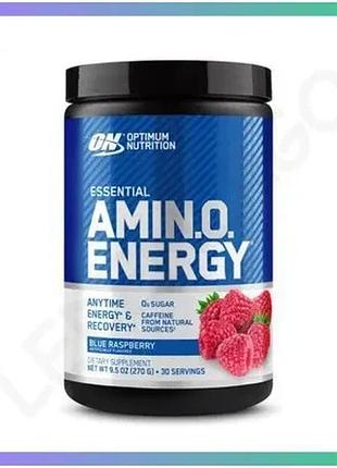 Передтренувальний комплекс optimum nutrition essential amino energy 270г ожина для підвищення витривал sku_fitsh_cn906-5