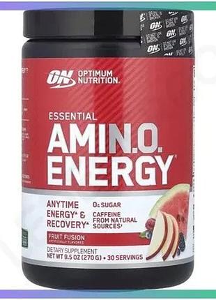 Передтренувальний комплекс optimum nutrition essential amino energy 270 г фруктовий пунш для підвищенн sku_fitsh_cn906-11