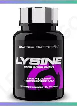 Аминокислота scitec nutrition лизин 90 капсул для восстановления мышечной массы и поддержки иммунитета sku_fitsh_cn1277