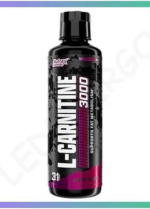 Жиросжигатель nutrex research carnitine liquid 3000 473 мл ягоды для похудения и энергии sku_fitsh_cn1937-2