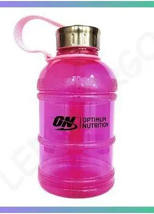 Спортивная бутылка optimum nutrition hydrator 1 л неоново-розовая для воды и аминокислот sku_fitsh_cn2836
